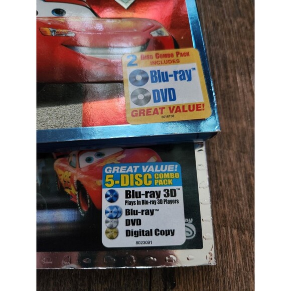 Collectors Disney Pixar Cars Lenticular & Combo Bluray DVD Lot - Picture 3 of 5